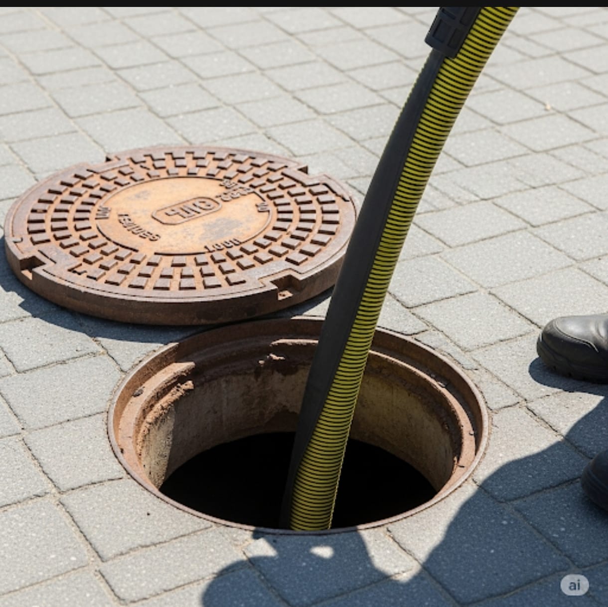 Cámara de inspección de tuberías — diagnóstico fontanero Terrassa