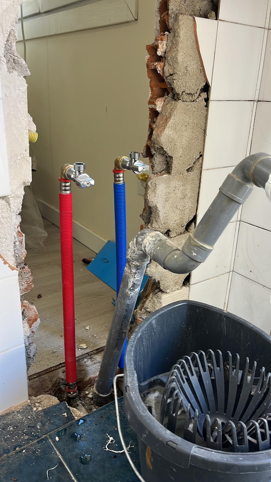 Tubería multicapa código de colores — fontanería Terrassa